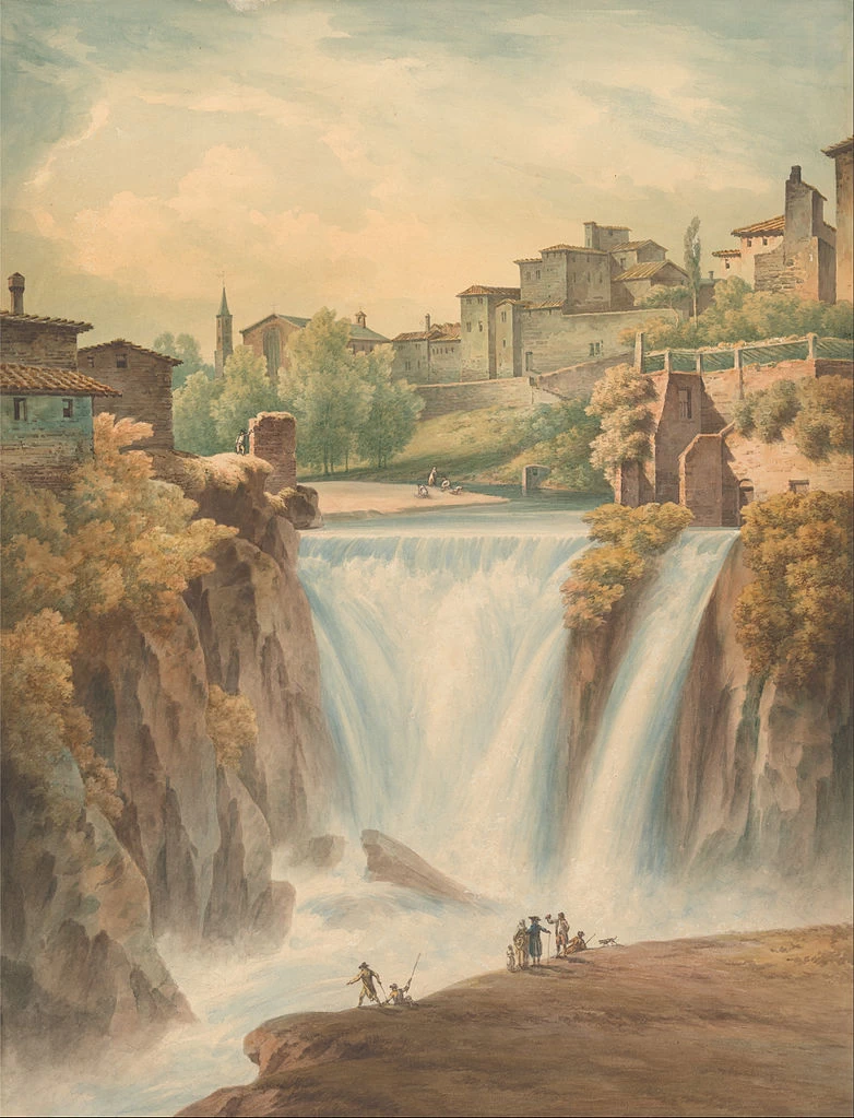 Cascate di Tivoli - Il precipizio dei ladri, Yale Center, New Haven